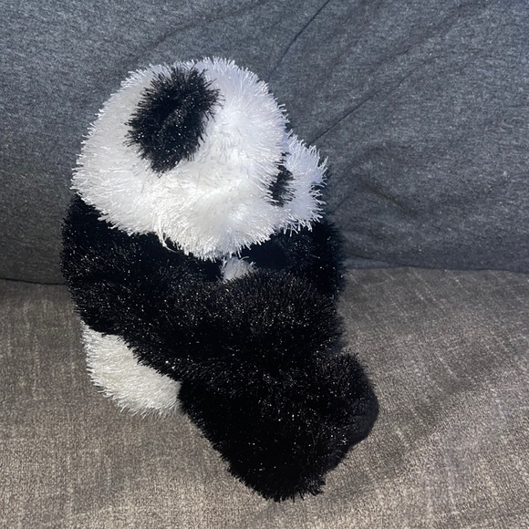 WEBKINZ Ganz PANDA black/white HM111 Hang/But tag no code stuffed animal plush - Picture 6 of 10
